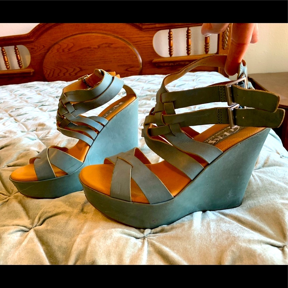 KORKS 8 wedges light blue